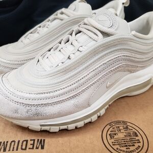 Nike Air Max 97 "Light Bone", Women's size 8, Light bone/ White/ Phantom